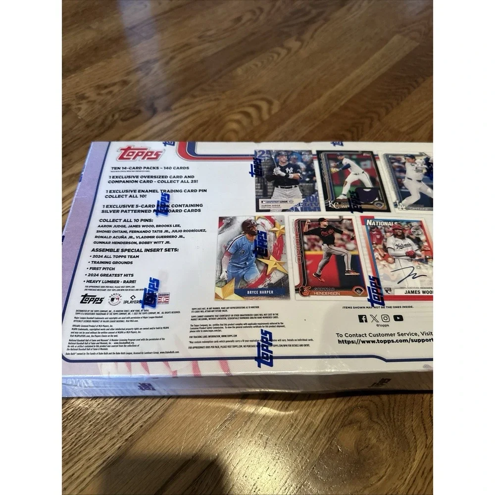 2025 Topps Series 1 Baseball Sealed Super Box w/ Exclusive Pin/Card
